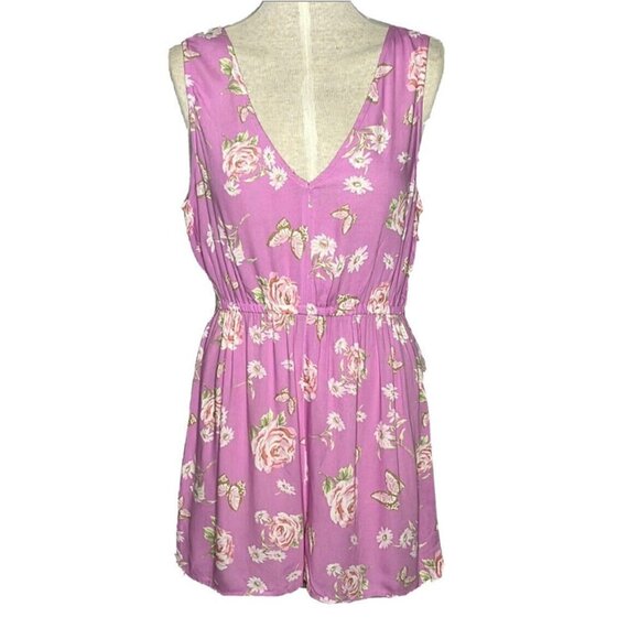 NEW BP. Lilac Floral butterfly Bohemian sleeveless SMALL NWT - Picture 9 of 16